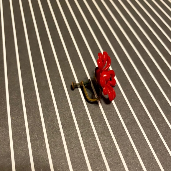 Vtg 1950s Earrings 🖤 - Picture 3 of 4